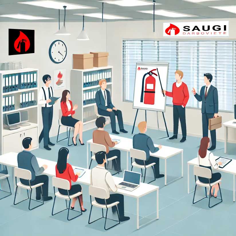 Darbuotojų priešgaisrinės saugos mokymai logo