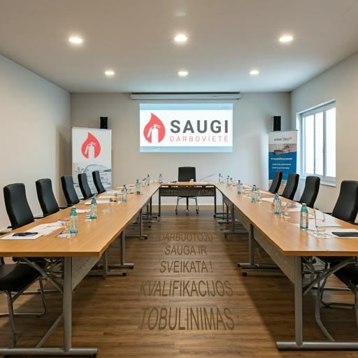 Darbuotojų saugos ir sveikatos kvalifikacijos kėlimo kursai logo