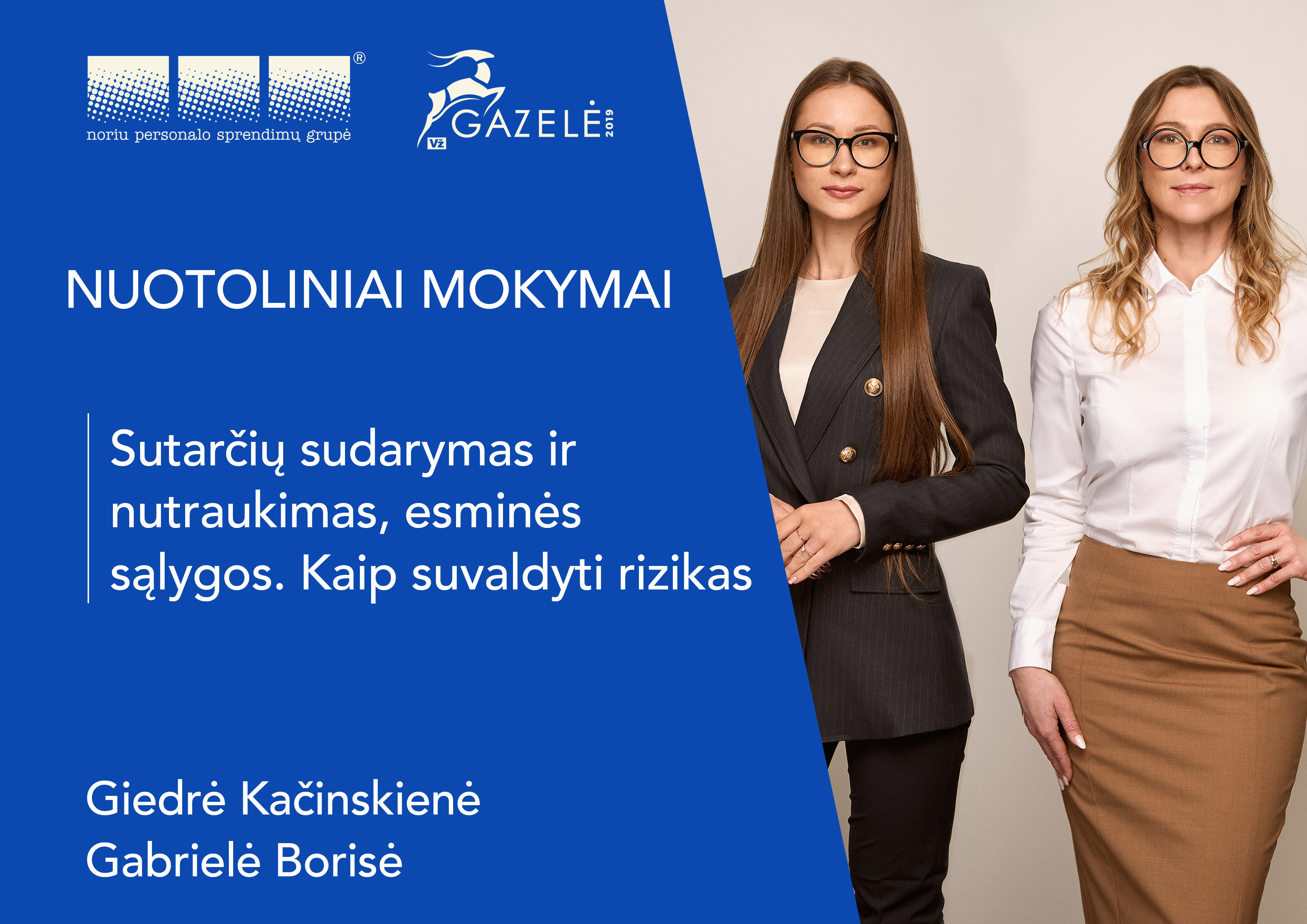 Sutarčių sudarymas ir nutraukimas, esminės sąlygos. Kaip suvaldyti rizikas logo