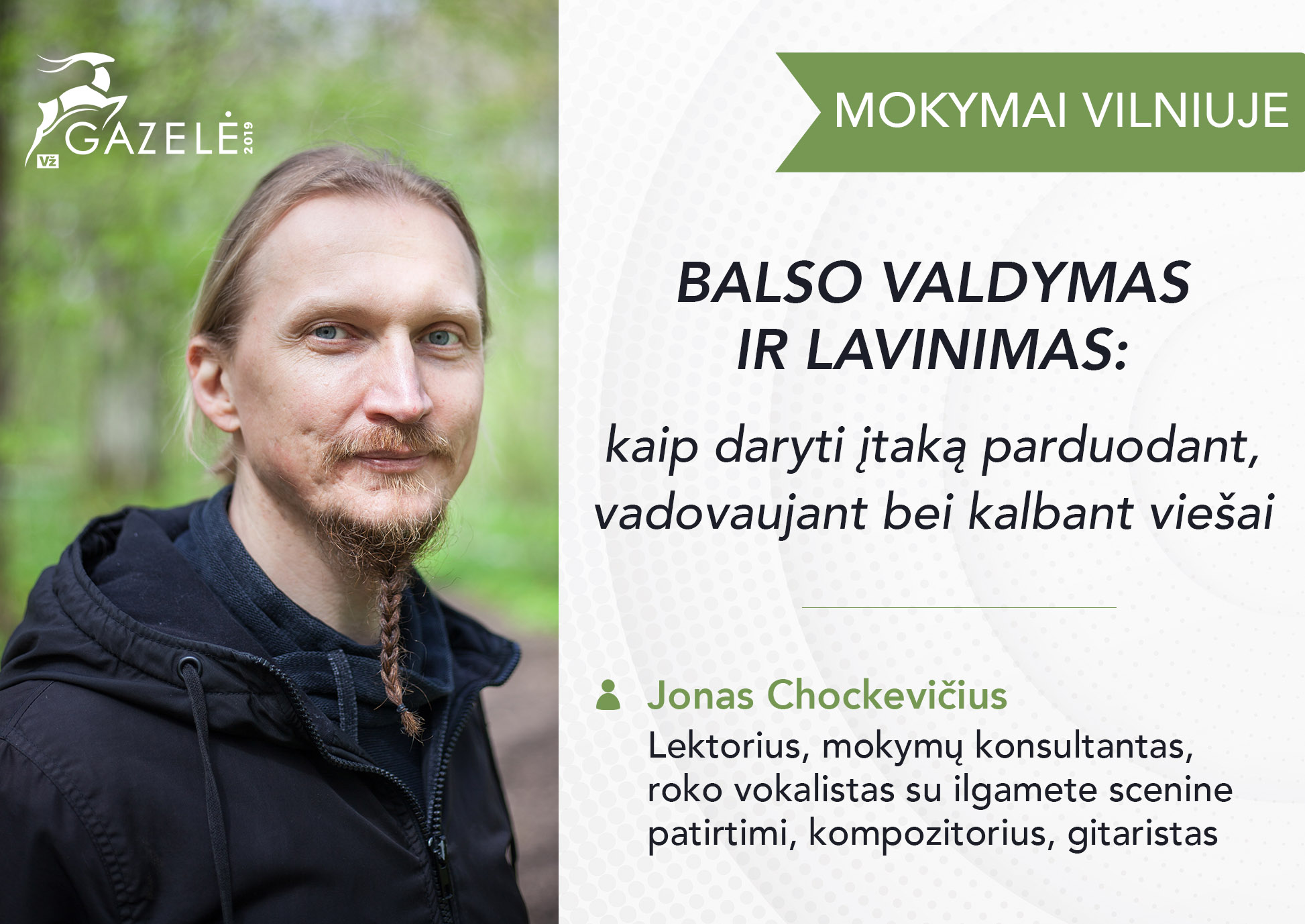 Balso valdymas ir lavinimas - kaip daryti įtaką parduodant, vadovaujant bei kalbant viešai