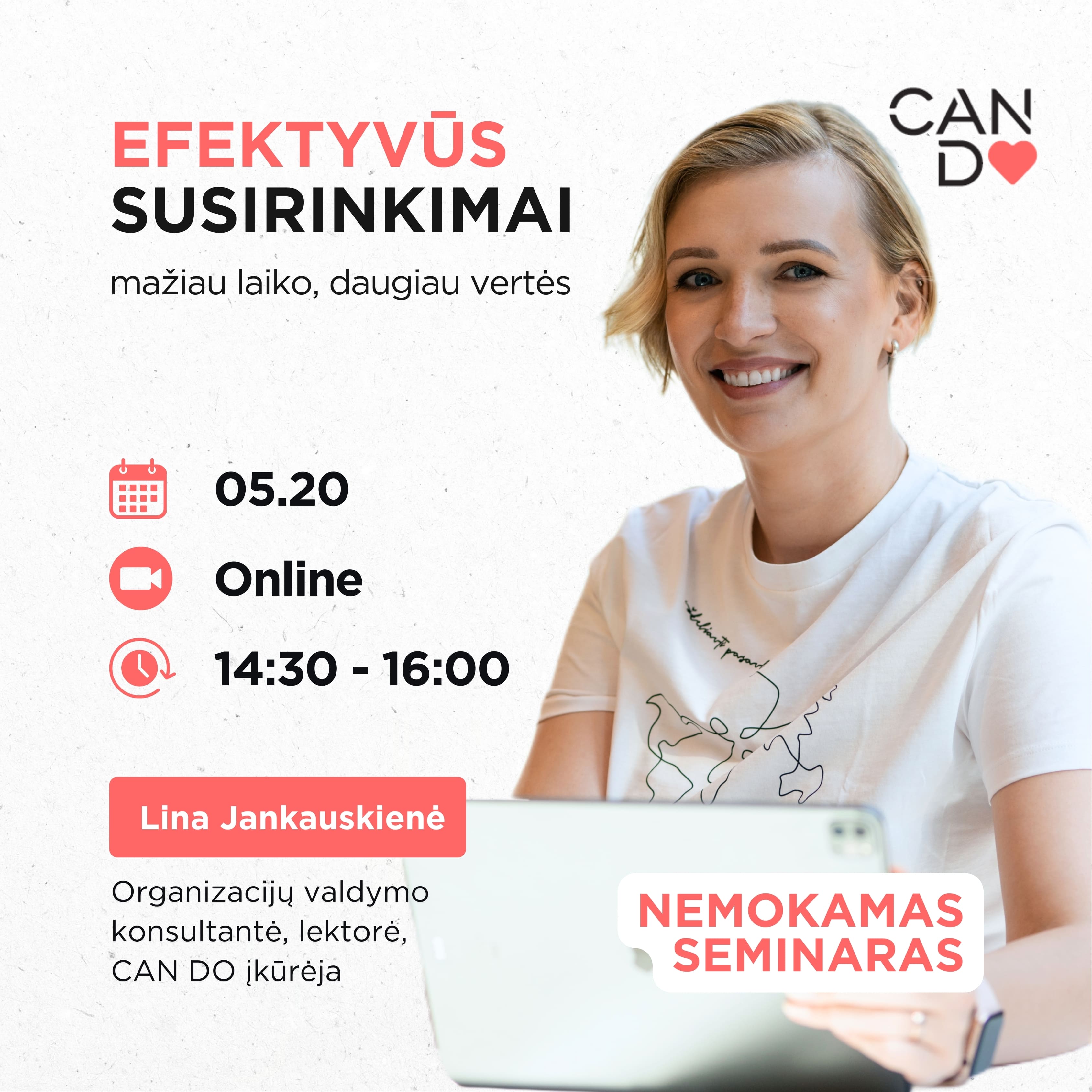 EFEKTYVŪS SUSIRINKIMAI logo