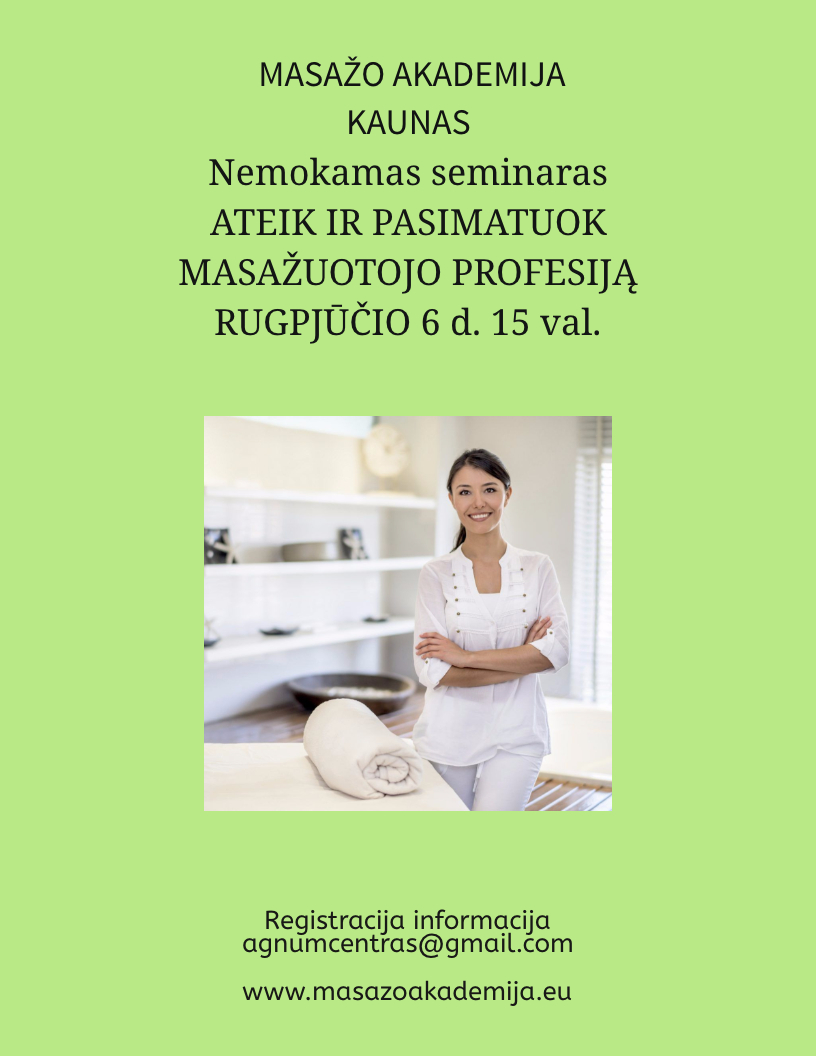 NEMOKAMAS seminaras " Noriu išbandyti" logo