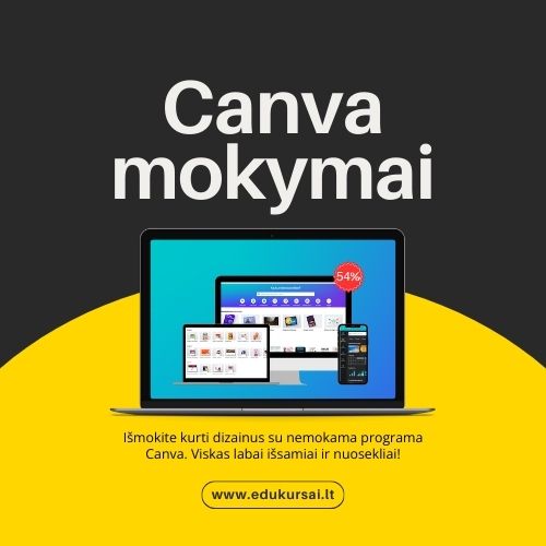 Išplėstiniai Canva mokymai su -54 % nuolaida ! logo