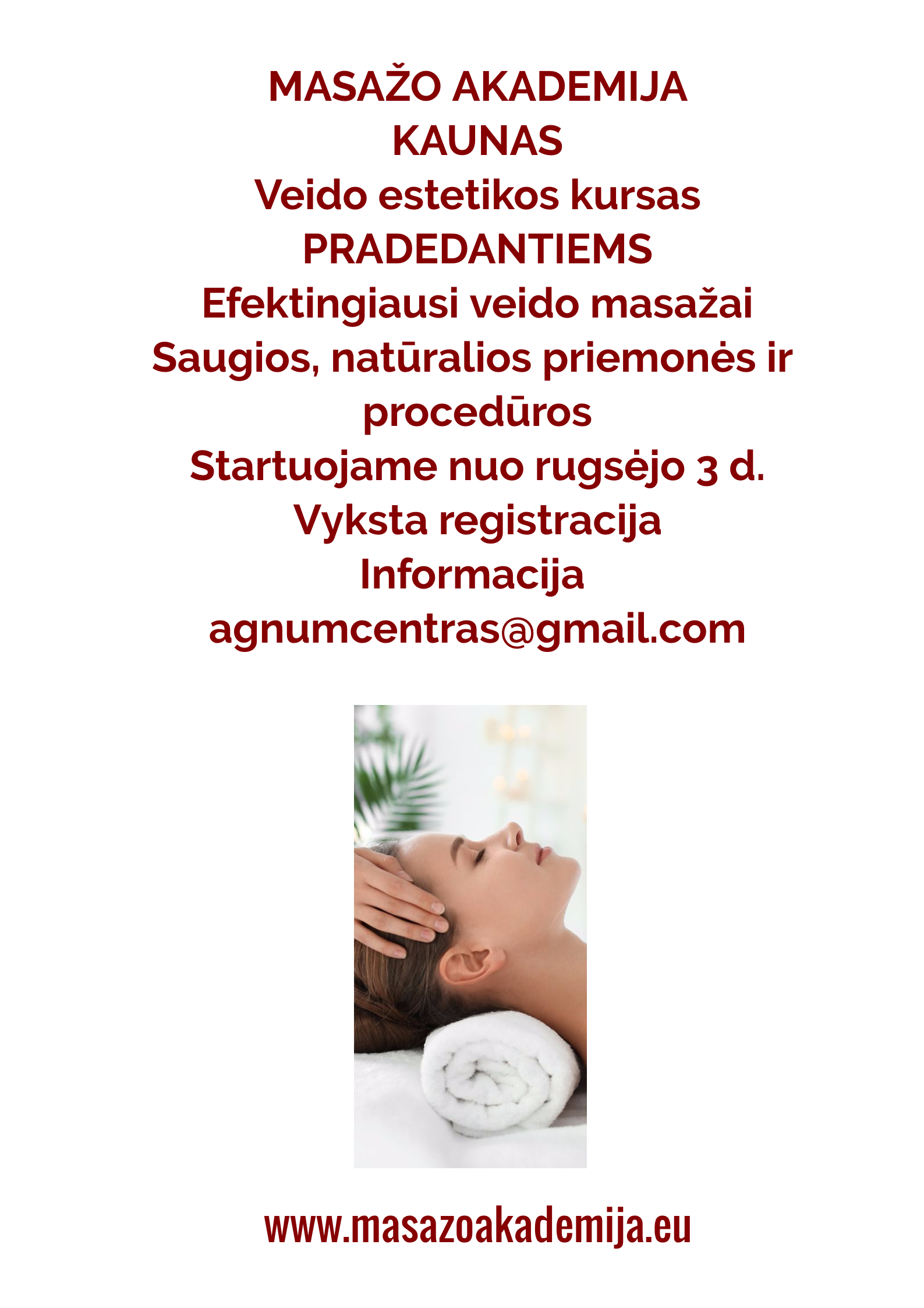 Veido estetikos kursas pradedantiems 350 eur. KURSO PRADŽIA rugsėjo 3 d. logo