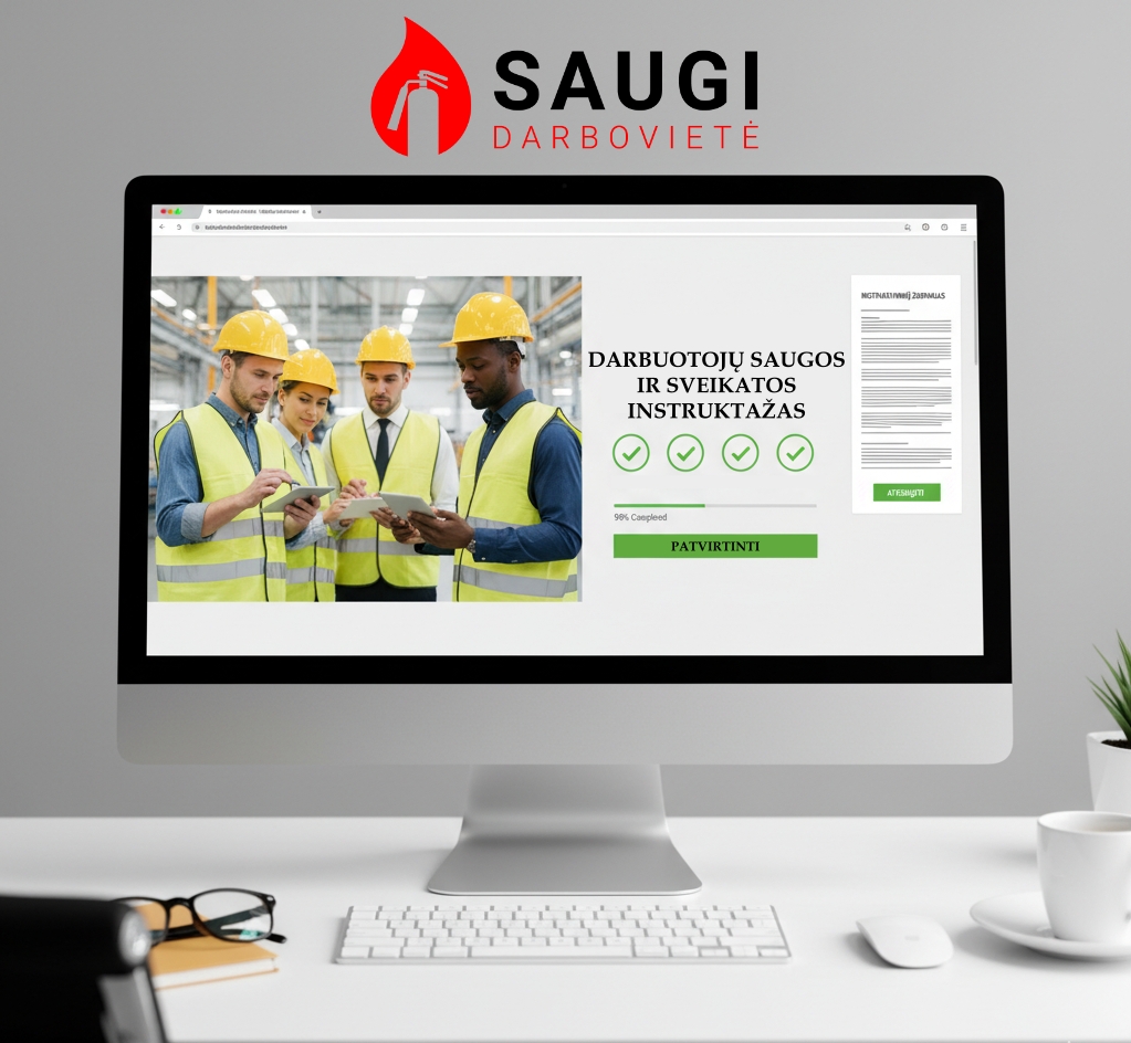 Socialines paslaugas teikiančių įstaigų darbuotojų saugos ir sveikatos instruktavimas logo