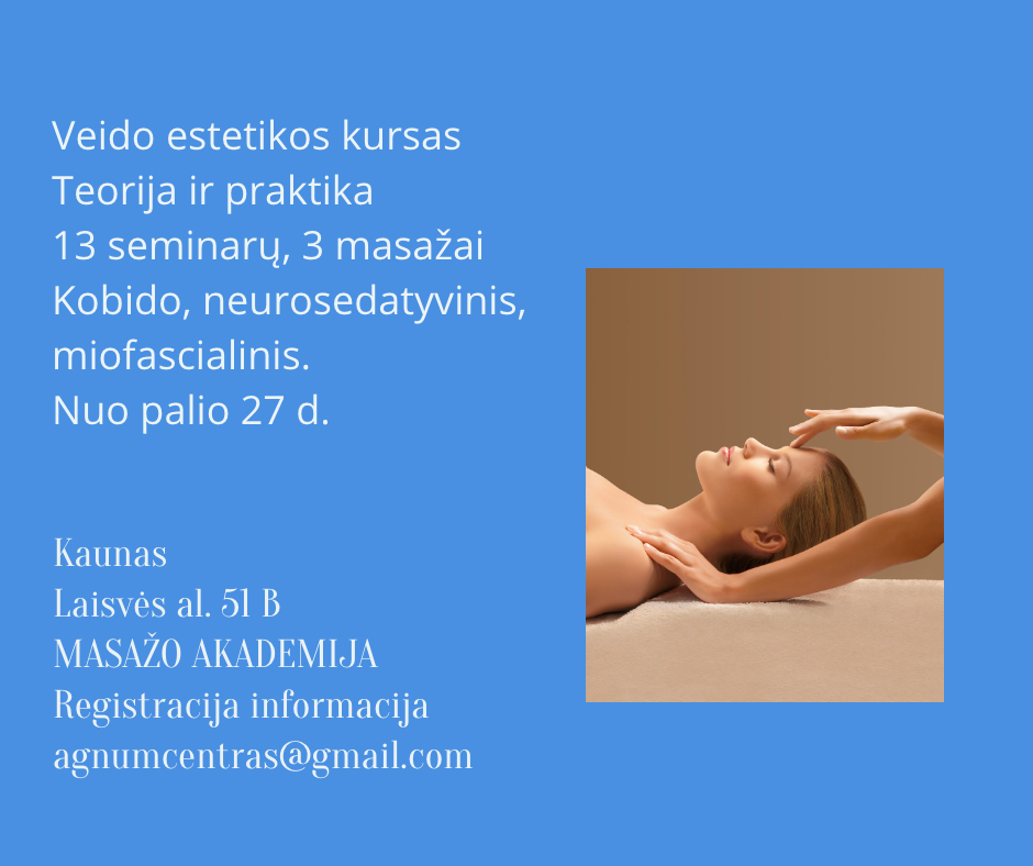 Veido estetikos kursas KURSO PRADŽIA spalio 27 d. logo